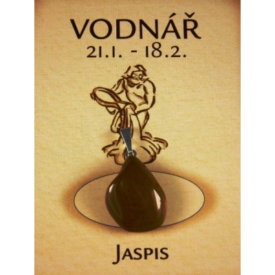 vodnář - jaspis valounek