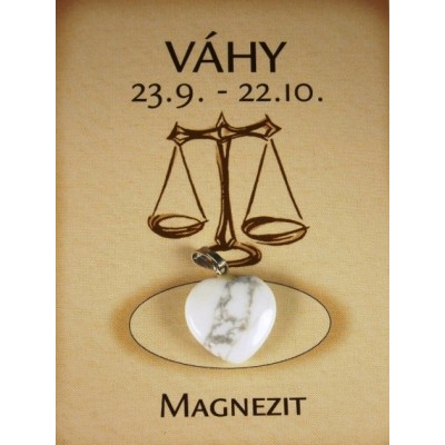 váhy - magnezit srdce