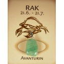 Rak - avanturín valounek