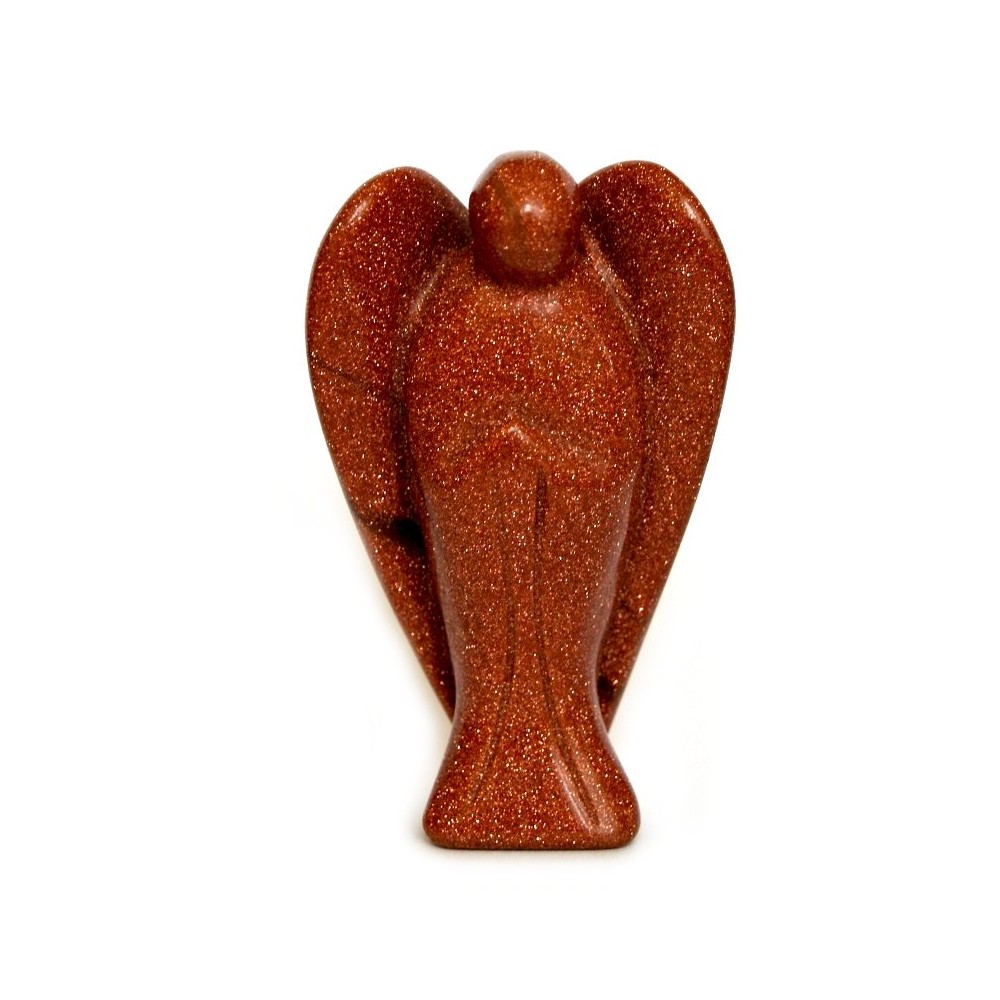 Anděl 7,5 cm - Avanturín zlatý